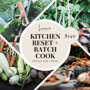 Kitchen Reset + Batch Cook