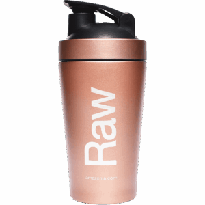 Raw Stainless Steel Shaker Rose Gold (500ml)