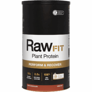 RawFit Plant Protein Perform & Recover Rich Chocolate (500g)