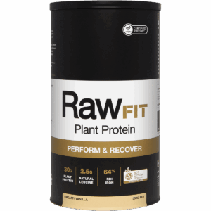 RawFit Plant Protein Perform & Recover Creamy Vanilla (500g)
