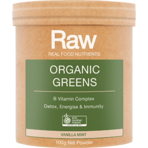 Raw Organic Greens Vanilla Mint (100g)