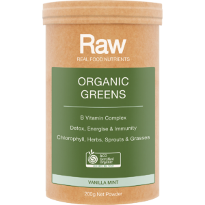 Raw Organic Greens Vanilla Mint (200g)