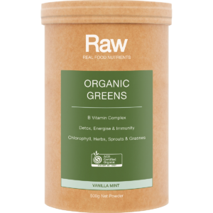 Raw Organic Greens Vanilla Mint (500g)