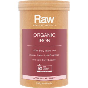 Raw Organic Iron Apple Blackcurrant (200g)