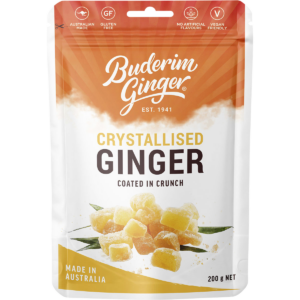 Crystallised Ginger Coated in Crunch (200g)