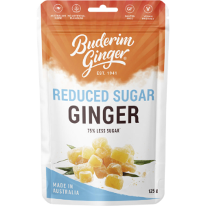 Reduced Sugar Ginger 75% Less Sugar (125g)