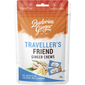 Traveller's Friend Ginger Chews (50g)