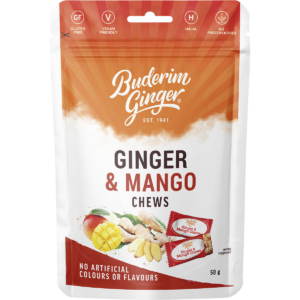 Ginger & Mango Chews (50g)
