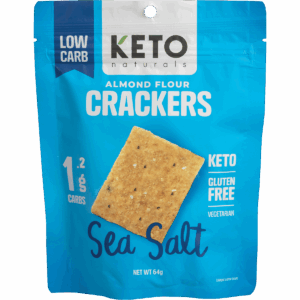 Almond Flour Crackers Sea Salt (8x64g)