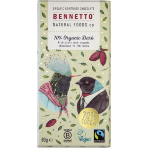 Organic Dark Chocolate 70% Organic Dark (12x80g)