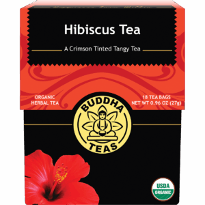 Organic Herbal Tea Bags Hibiscus Tea (18pk)