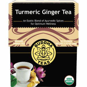 Organic Herbal Tea Bags Turmeric Ginger Tea (18pk)