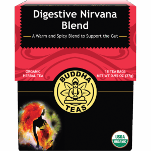 Organic Herbal Tea Bags Digestive Nirvana Blend (18pk)