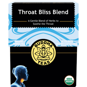 Organic Herbal Tea Bags Throat Bliss Blend (18pk)