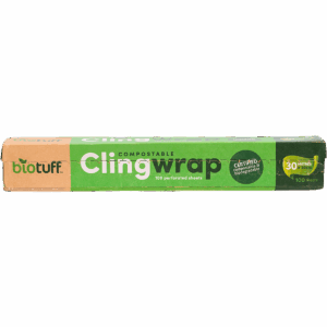 Compostable Cling Wrap 100 x 30cm Sheets (30m)