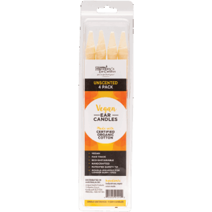 Vegan Ear Candles Unscented (4pk)