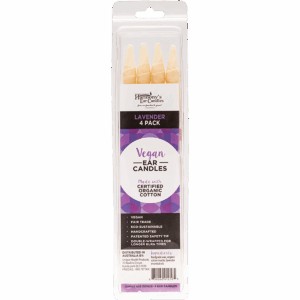 Vegan Ear Candles Lavender Scented (4pk)