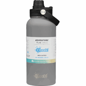 Insulated Adventure Stainless Steel Bottle Slate (1L)