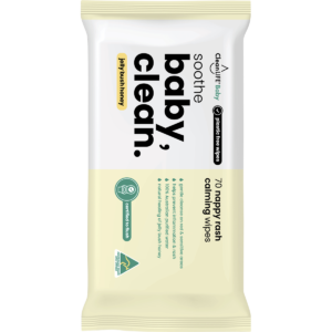 Baby Clean Soothe Flushable Plastic Free Wipes (70pk)
