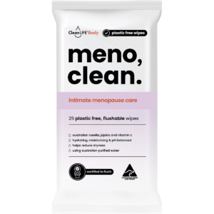 Meno Clean Wipes Flushable Plastic Free Wipes (25pk)