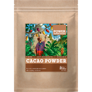Cacao Powder Kraft Bag Certified Organic (500g)