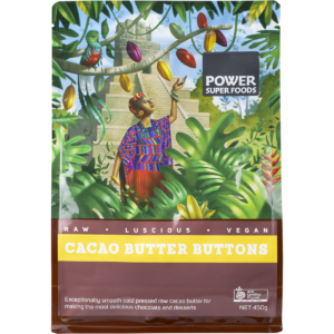 Cacao Butter Buttons Raw Certified Organic (450g)