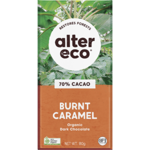 Chocolate Organic Dark Burnt Caramel (12x80g)