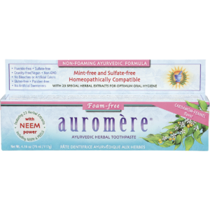 Toothpaste Ayurvedic Cardamom Fennel Fluoride Free (6x117g)