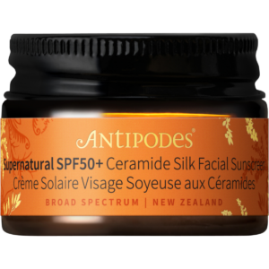 Supernatural SPF50+ Ceramide Silk Facial Sunscreen MINI (15ml)