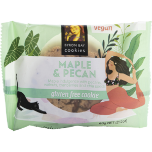 Gluten Free Cookies Maple & Pecan (12x60g)
