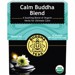 Organic Herbal Tea Bags Calm Buddha Blend (18pk)