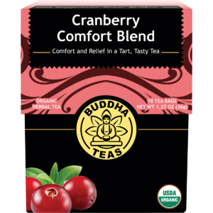 Organic Herbal Tea Bags Cranberry Comfort Blend (18pk)