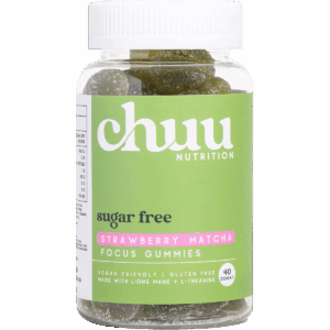 Strawberry Matcha Focus Gummies Sugar Free (40pcs)