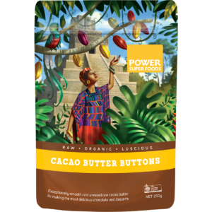 Cacao Butter Buttons Raw Certified Organic (250g)
