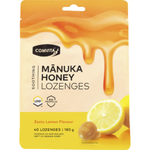 Manuka Honey Lozenges Zesty Lemon (40x4.5g)